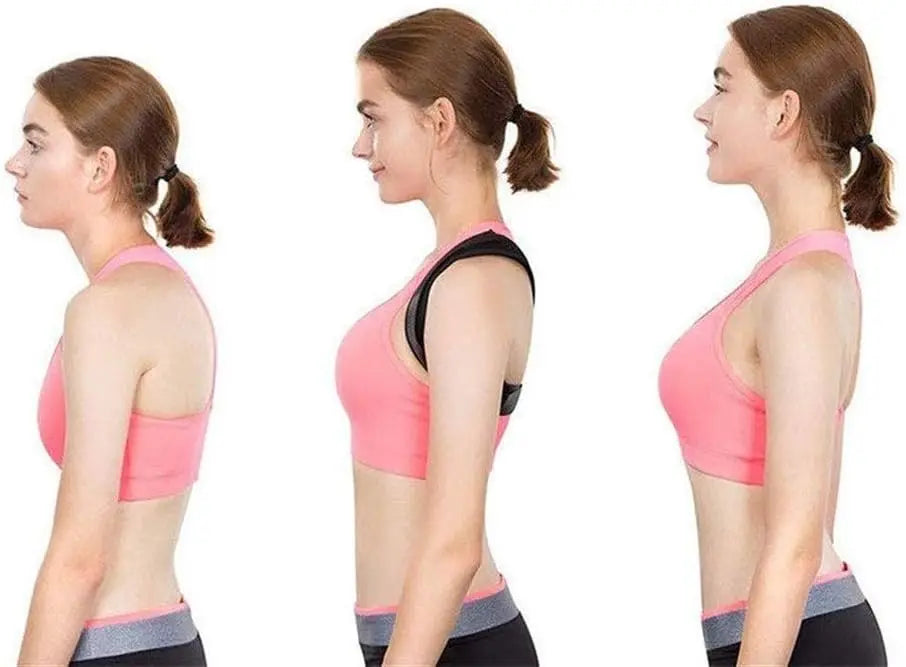 Invisible Posture Training System by PahingaPH showing ergonomic design with adjustable straps for improved posture support.